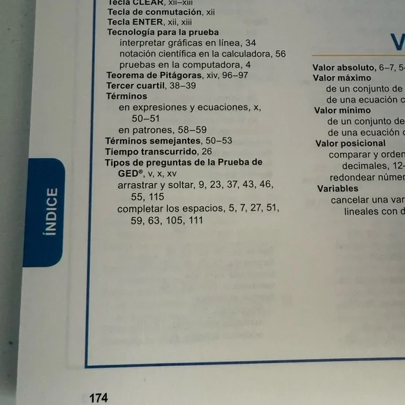 Steck-Vaughn Razonamiento Matemático Book - Picture 3 of 5